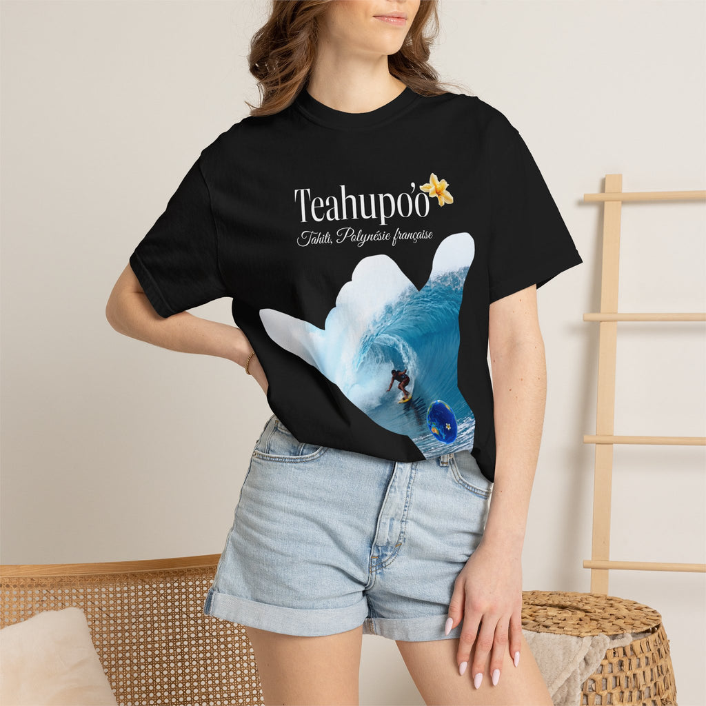 Teahupo'o Tahiti Tee Black