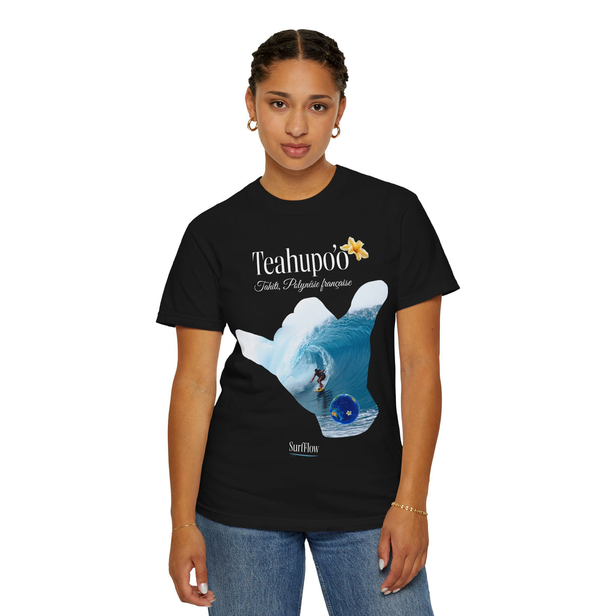 Teahupo'o Tahiti Tee Black