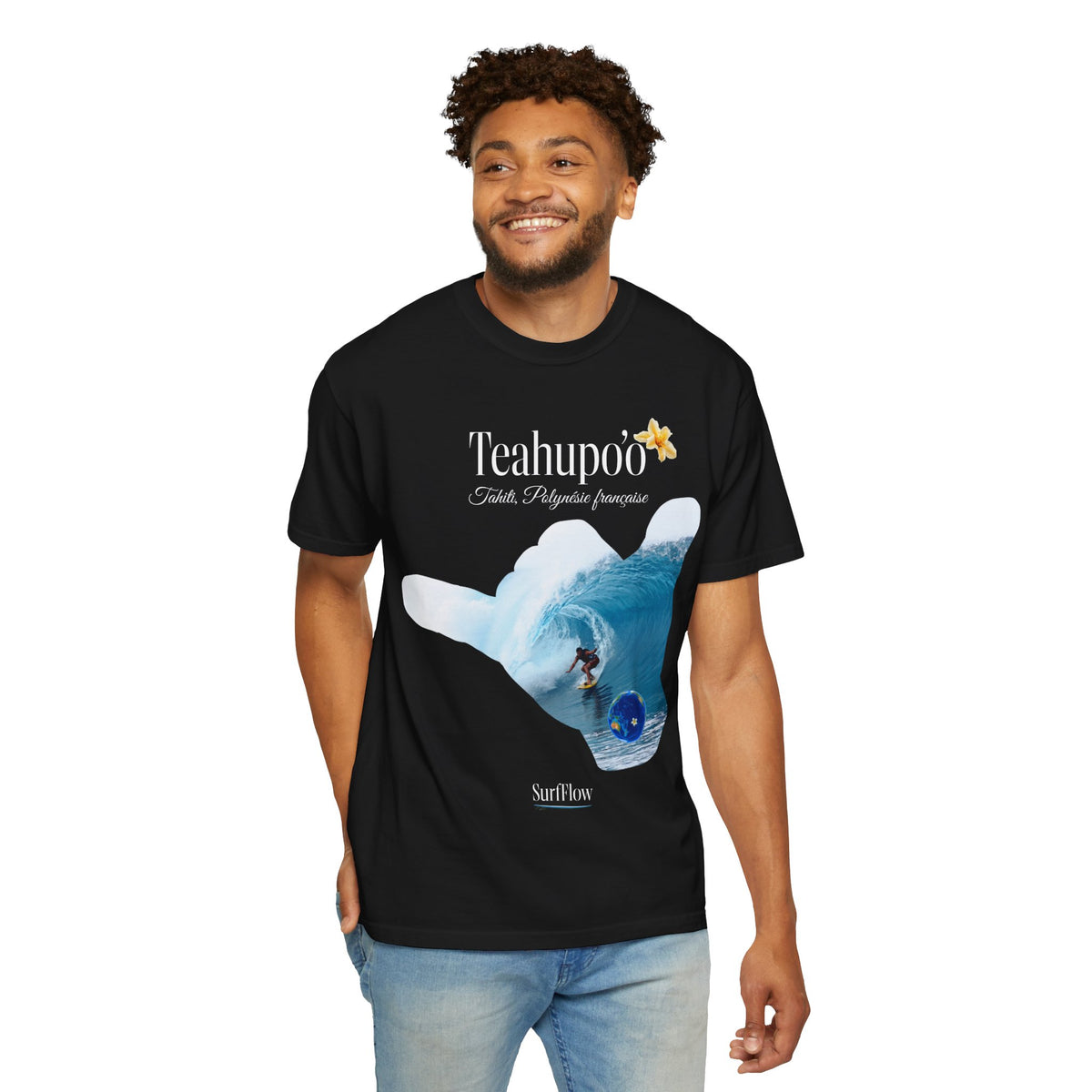 Teahupo'o Tahiti Tee Black